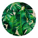 Plato Base Decorativo Redondo 33 cm Diseño Hojas