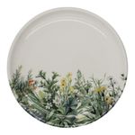 Plato Plano para Cena Colección Jardín de 10.6 Plg