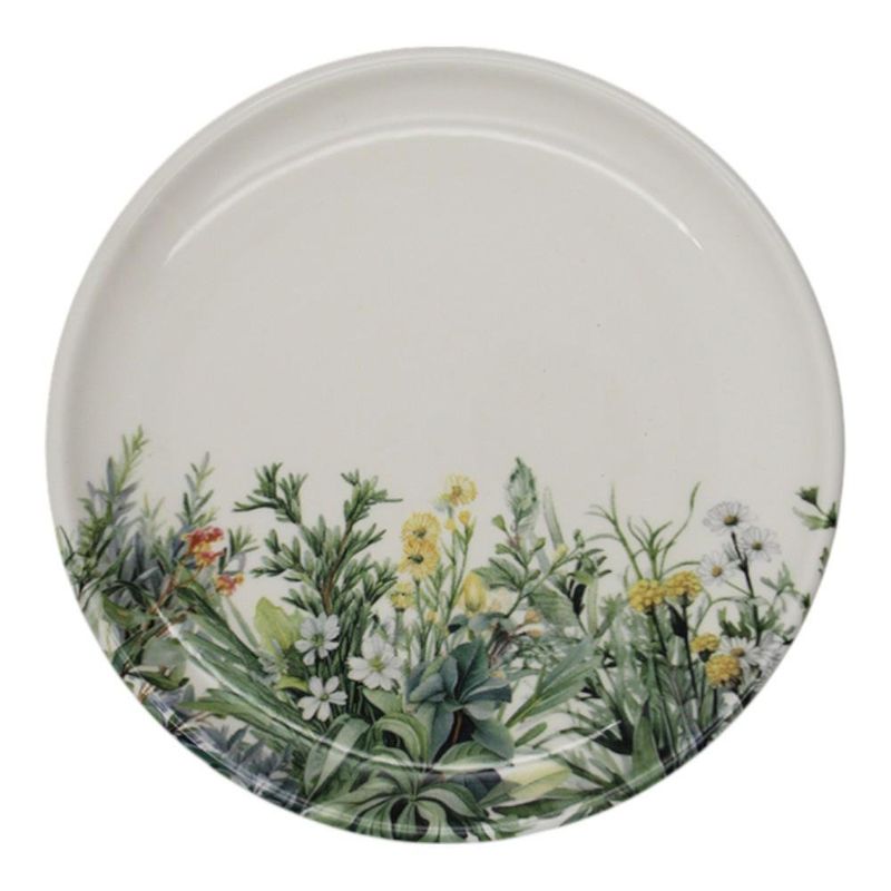 Plato Plano para Cena Colección Jardín de 10.6 Plg