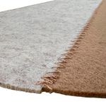 Individual para Mesa Redondo 38 cm Café, Gris y Beige