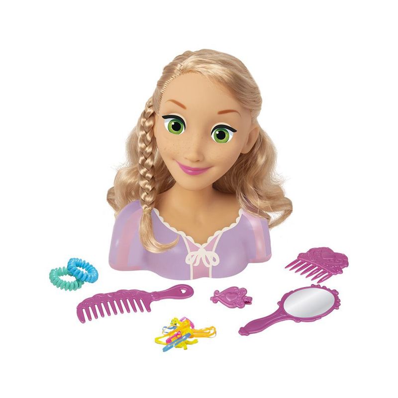Cabeza para Peinar de Rapunzel con Accesorios
