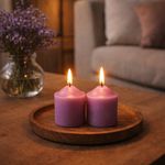 Set de 6 Velas Aromáticas Votive Lila