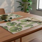 Individual para Mesa Rectangular 30 x 45 cm Hojas