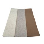 Individual para Mesa Rectangular 30 x 43 cm Café y Gris