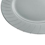 Plato Base Decorativo Redondo 33 cm Plateado