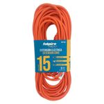 Extensión Eléctrica Naranja Uso Rudo Interior 15 M - Fulgore