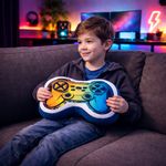 Cojín Decorativo Infantil Diseño Gamer Multicolor 40 x 40 Cm