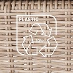 Mesa de Jardín Rectangular Medena de Aluminio y Ratán de 200 x 100 x 74 cm