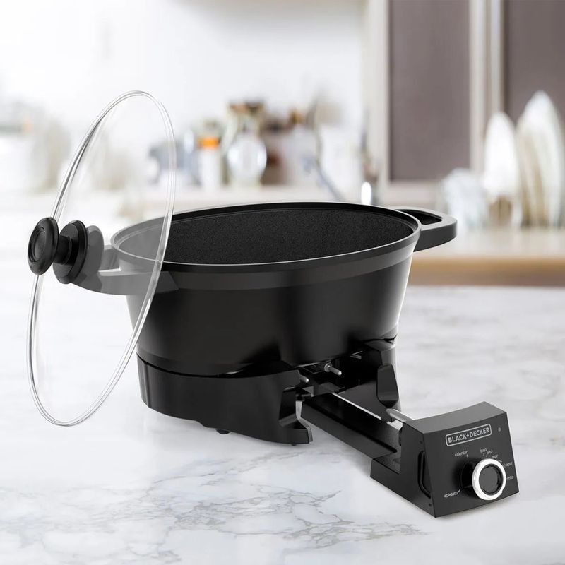 Olla Multifuncional 5 en 1 Color Negro de 7 L