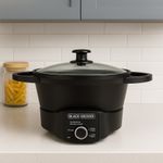 Olla Multifuncional 5 en 1 Color Negro de 7 L