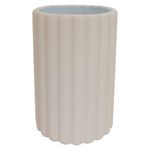 Vaso Texturizado para Baño en Color Bone