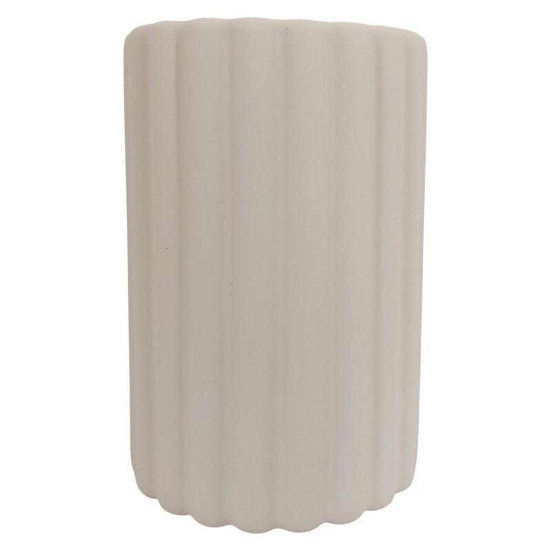 Vaso Texturizado para Baño en Color Bone