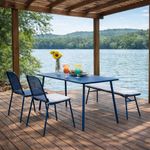 Set de Exterior Rony Azul 4 Pzas