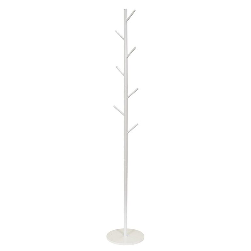Colgador de Sacos Metalico Blanco 27x27x173 cm