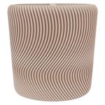 Porta Cepillo Texturizado para Baño Color Beige