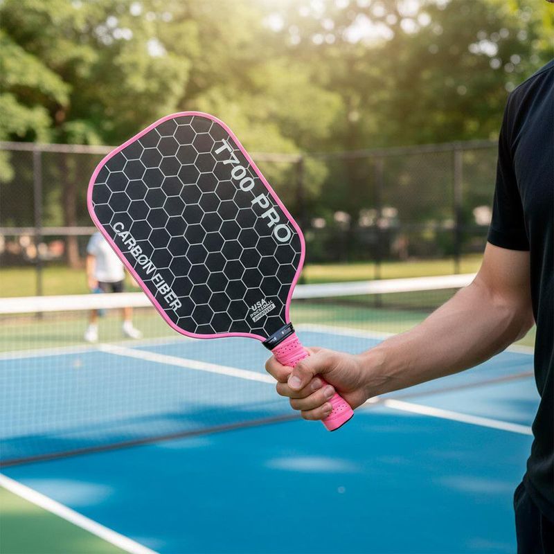 Raqueta de Pickleball T700 Pro Fucsia