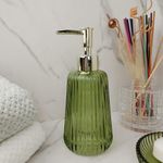 Dispensador de Jabón Decorativo para Baño Color Verde