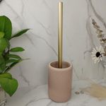 Cepillo para Sanitario Texturizado Color Beige