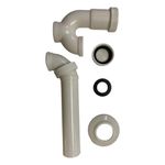 Sifón Universal Blanco de Pvc