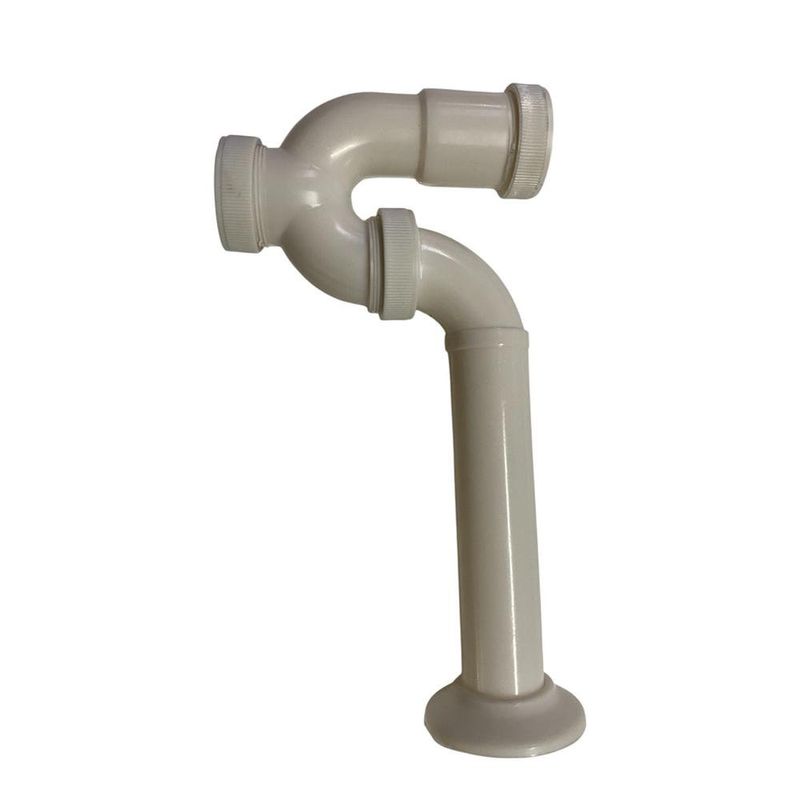 Sifón Universal Blanco de Pvc