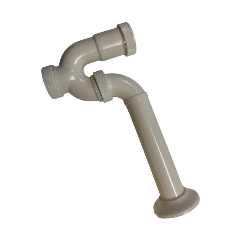 Sifón Universal Blanco de Pvc
