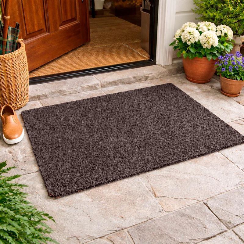 Alfombra Café para Entrada