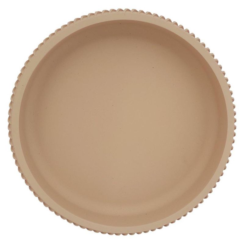 Jabonera Texturizada para Baño Color Beige