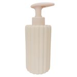 Dispensador de Jabón Texturizado para Baño Color Bone