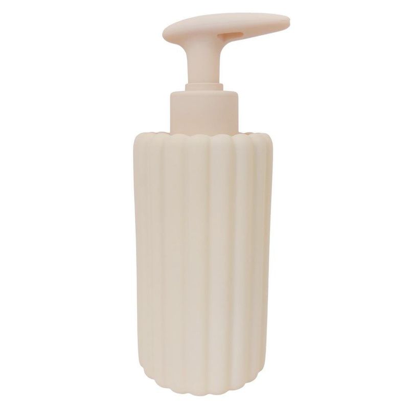 Dispensador de Jabón Texturizado para Baño Color Bone