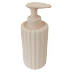 Dispensador de Jabón Texturizado para Baño Color Bone