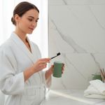 Vaso Texturizado para Baño Color Verde Mate