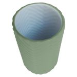 Vaso Texturizado para Baño Color Verde Mate