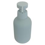 Dispensador de Jabón Texturizado para Baño Color Celeste