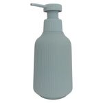 Dispensador de Jabón Texturizado para Baño Color Celeste