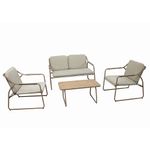 Set de Exterior Inga Color Beige 4 Pzas