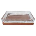 Jabonera Decorativa para Baño Color Transparente