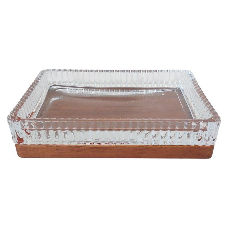 Jabonera Decorativa para Baño Color Transparente