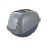 Arenero Cerrado para Gato con Puerta Abatible