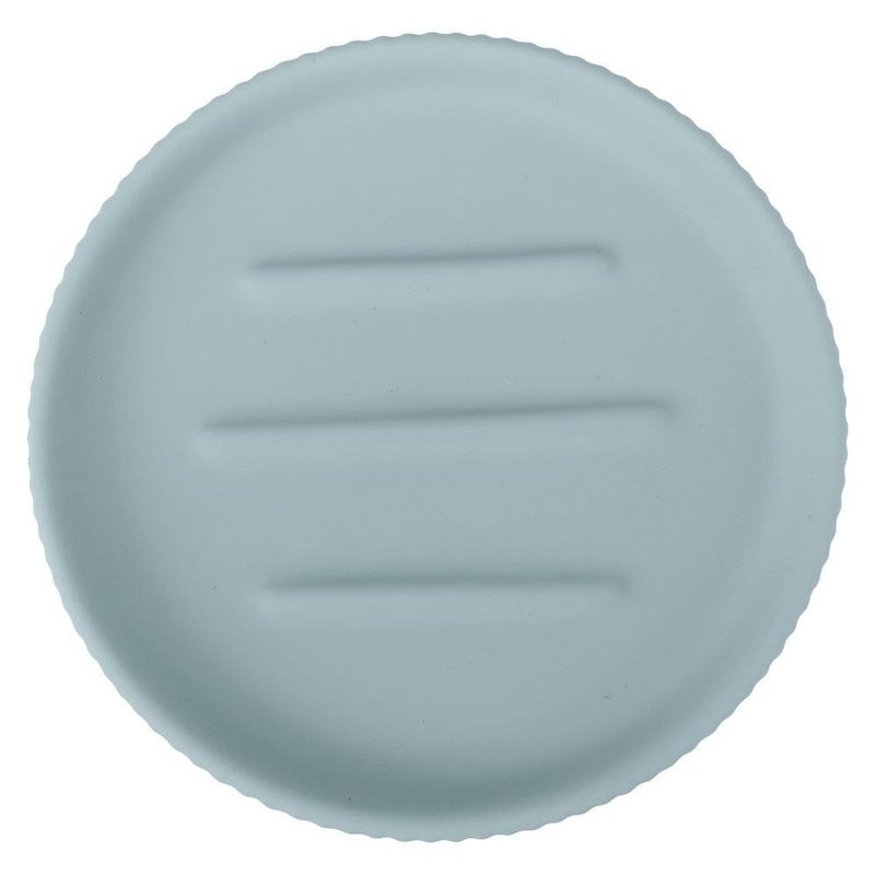 Jabonera Texturizada para Baño Color Celeste