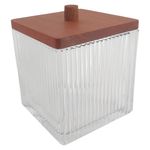 Algodonera Decorativa para Baño Color Transparente