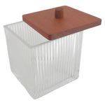 Algodonera Decorativa para Baño Color Transparente