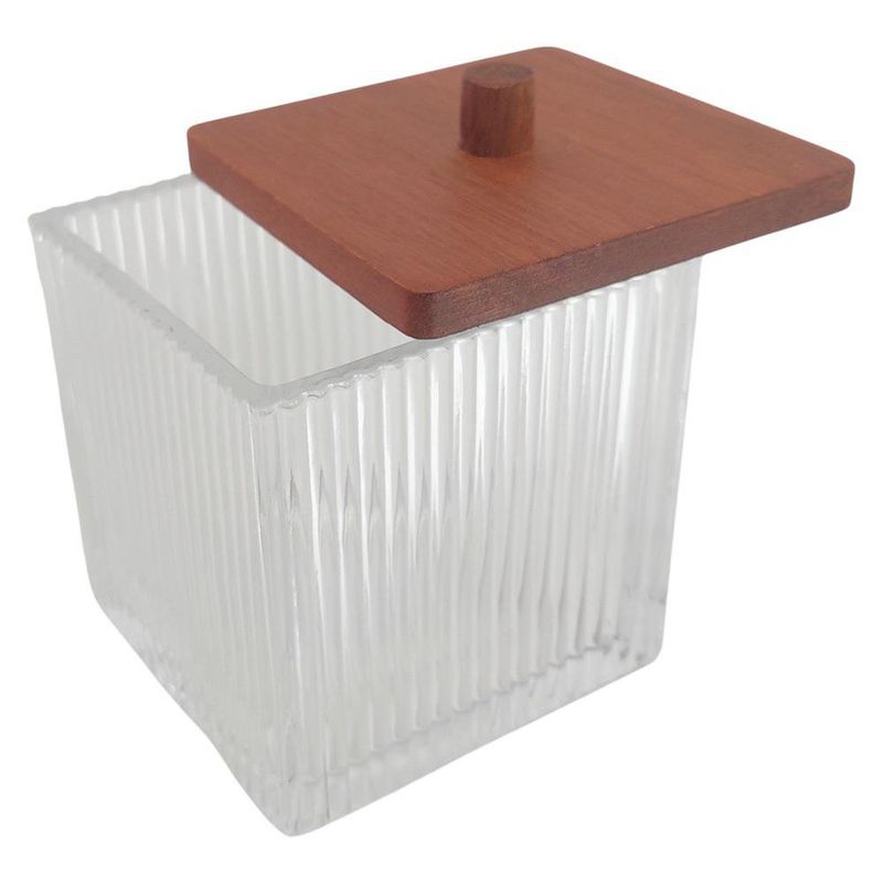 Algodonera Decorativa para Baño Color Transparente