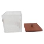 Algodonera Decorativa para Baño Color Transparente