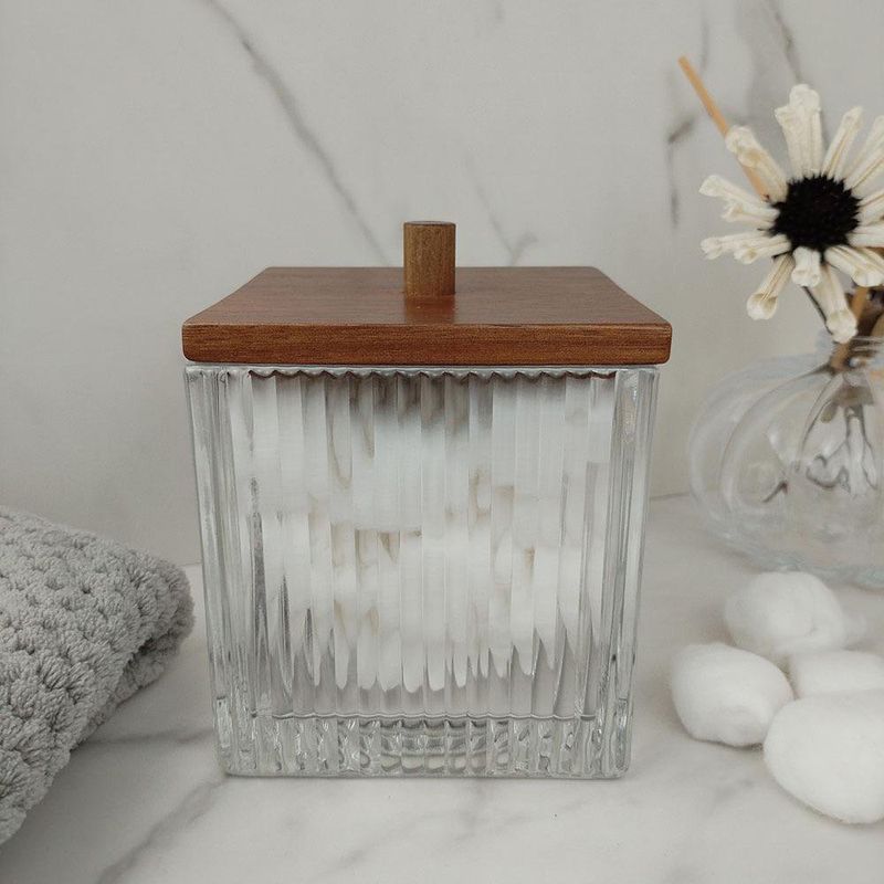 Algodonera Decorativa para Baño Color Transparente