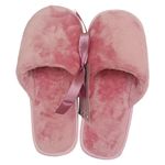 Pantufla de Felpa Palo Rosa Talla 38-39
