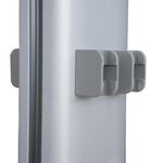 Sombrilla Rectangular Doble Sombra de Aluminio de 620 x 295 cm Color Gris