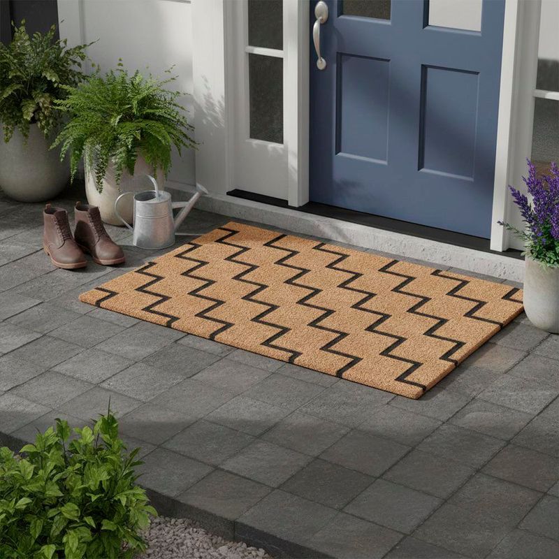 Alfombra Zig Zag para Entrada