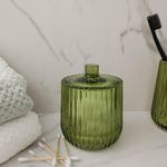 Algodonera Decorativa para Baño Color Verde