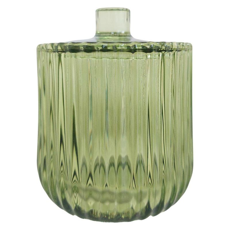 Algodonera Decorativa para Baño Color Verde