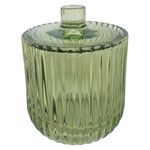 Algodonera Decorativa para Baño Color Verde